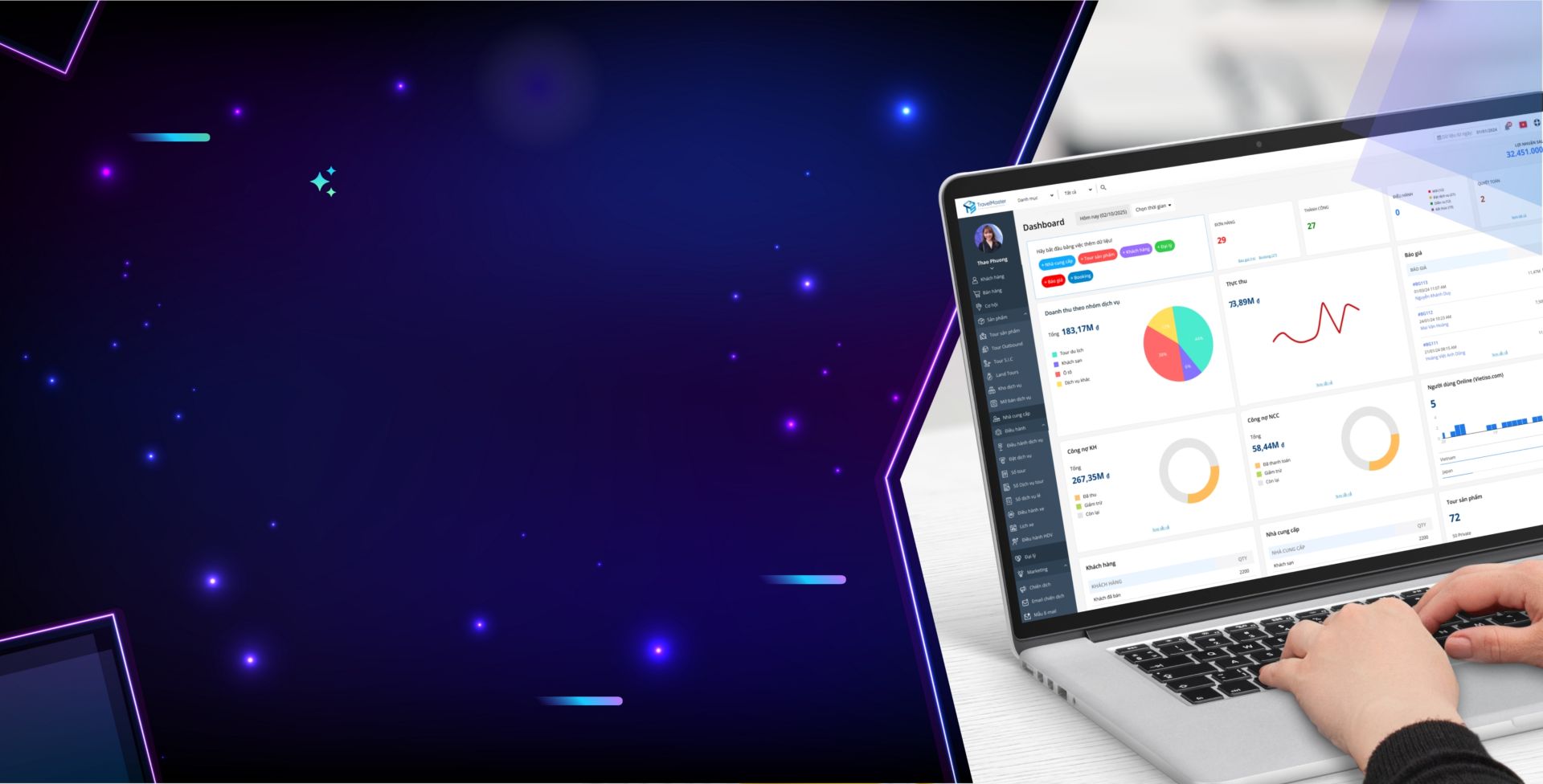 Phần mềm TravelMaster</br>Giải pháp quản trị doanh nghiệp du lịch toàn diện